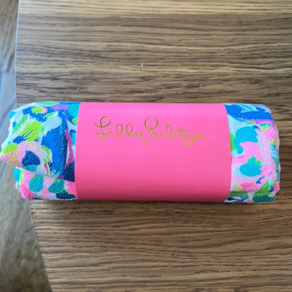 Lilly Pulitzer yoga towel